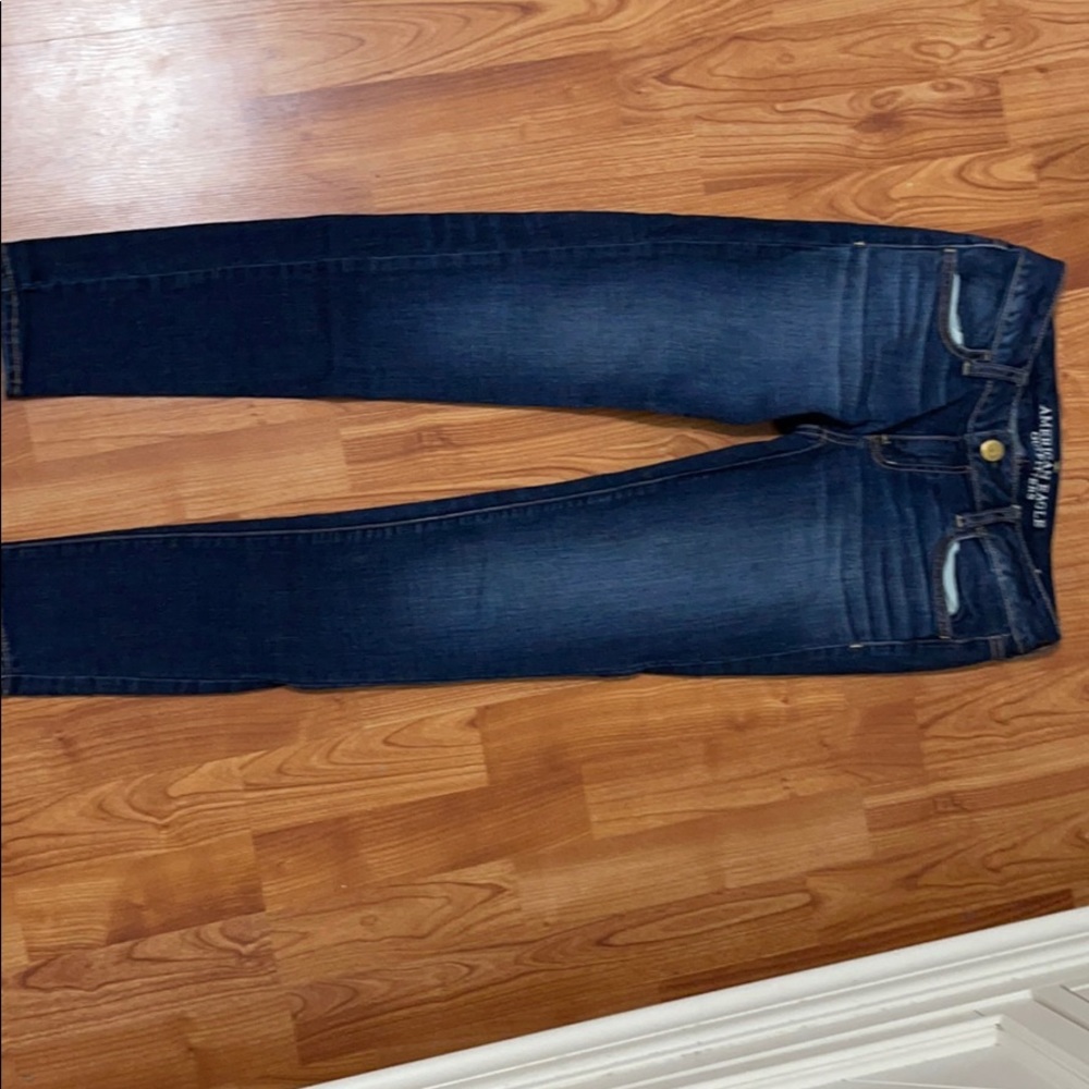 Dark Blue American Eagle Jeggings